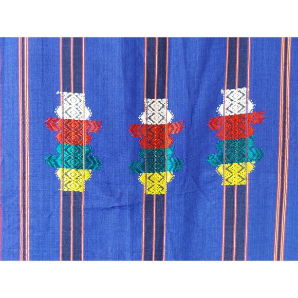 African Tribal Colorful Multi Colored Shawl or Wrap 34x72 - Picture 5 of 10